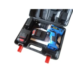 MINI TRAPANO AVVITATORE 21VOLT DOPPIA BATTERIA CARICABATTERIA VALIGETTA LUCE LED