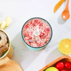 MINI TRITATUTTO ELETTRICO ROBOT CUCINA MISCELATORE ALIMENTARE PORTATILE SENZA FILI