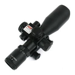 MIRINO OTTICO DI PRECISIONE CON RETICOLO ILLUMINATO 2.5-10X40 PUNTATORE LASER