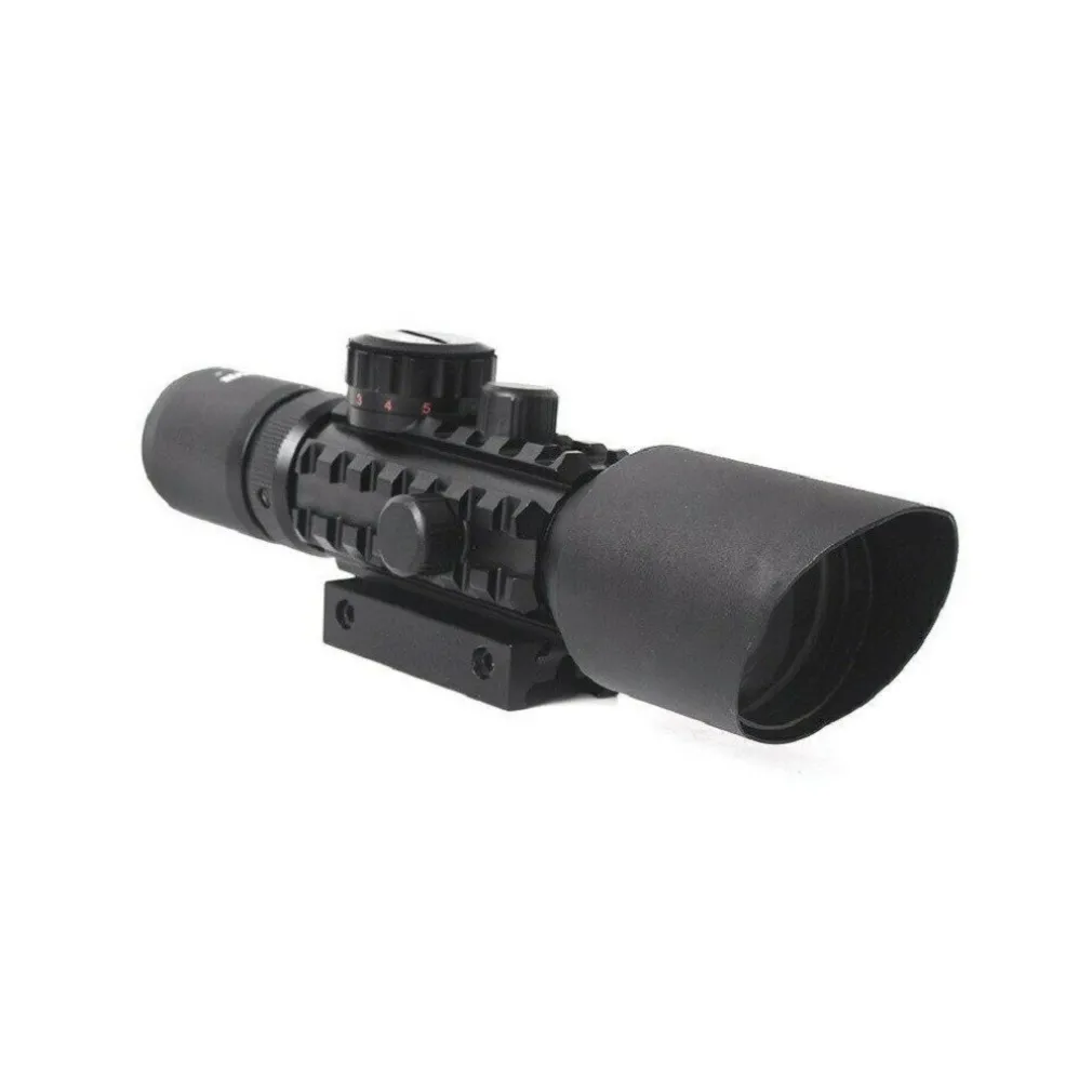 MIRINO OTTICO DI PRECISIONE PER FUCILE CARABINA CON RETICOLO ILLUMINATO 3-10X40