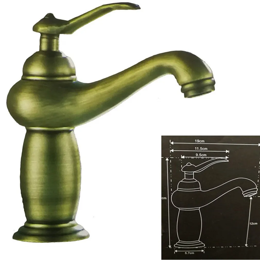 MISCELATORE BIDET 52393 OTTONE LAVELLO LAVABO LAVANDINO MONOCOMANDO RUBINETTERIA