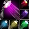 MISCELATORE BRACCIO DOCCIA MULTICOLOR A LED 7 COLORI CROMOTERAPIA SOFFIONE