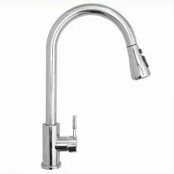 MISCELATORE PER CUCINA RUBINETTO CON DOCCETTA ESTRAIBILE MONOCOMANDO CROMATO 79570