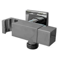 MISCELATORE PER DOCCIA A INCASSO PARETE CON SUPPORTO DOCCETTA QUADRATO ART.59506