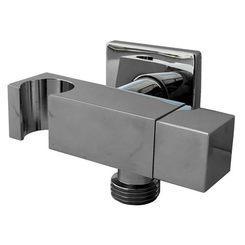 MISCELATORE PER DOCCIA A INCASSO PARETE CON SUPPORTO DOCCETTA QUADRATO ART.59506