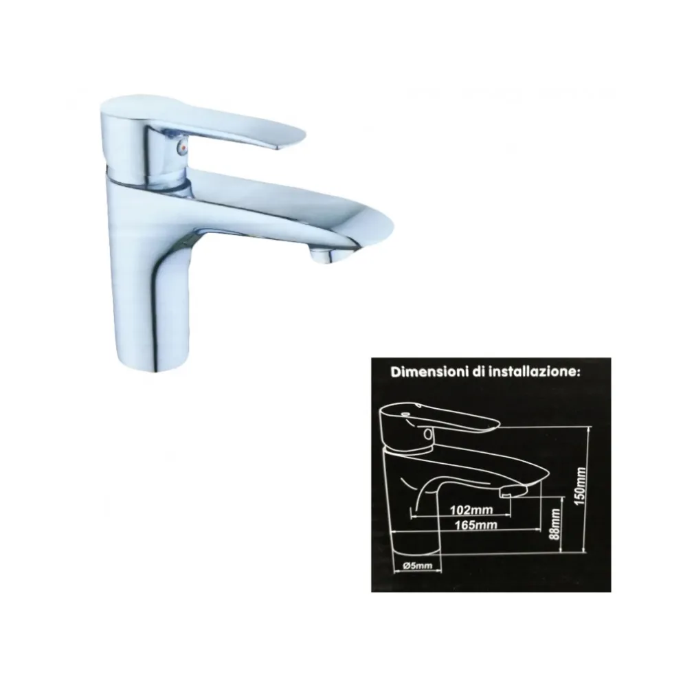 MISCELATORE RUBINETTO 52339 BAGNO LAVABO LAVANDINO MONOCOMANDO RUBINETTERIA