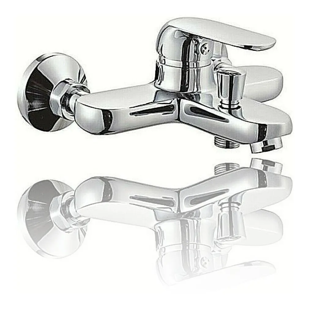 MISCELATORE RUBINETTO CON DEVIATORE VASCA DA BAGNO MONOCOMANDO CROMATO 52955