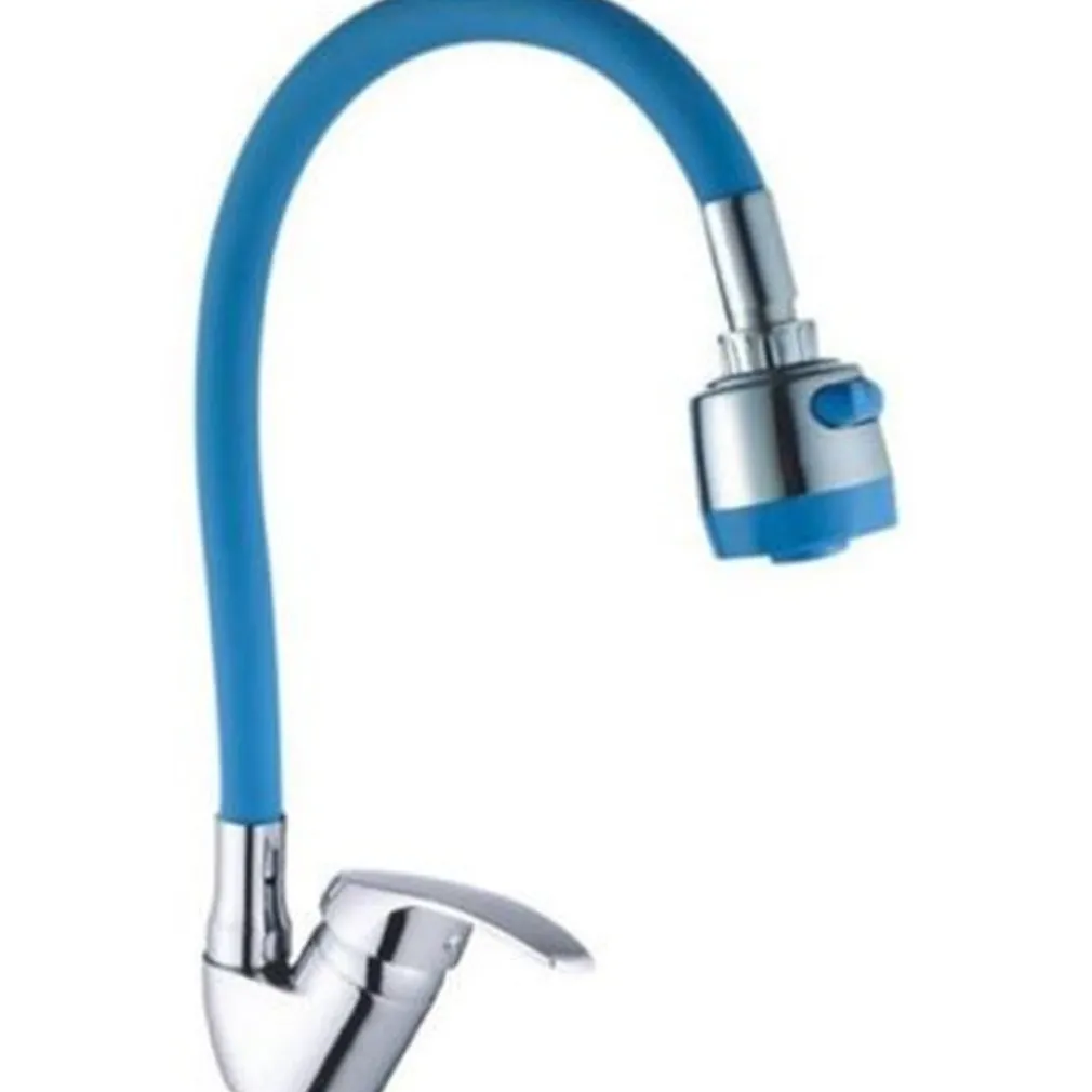 MISCELATORE RUBINETTO LAVABO A DOCCIA DOCCETTA PER CASA CUCINA FLESSIBILE BLU