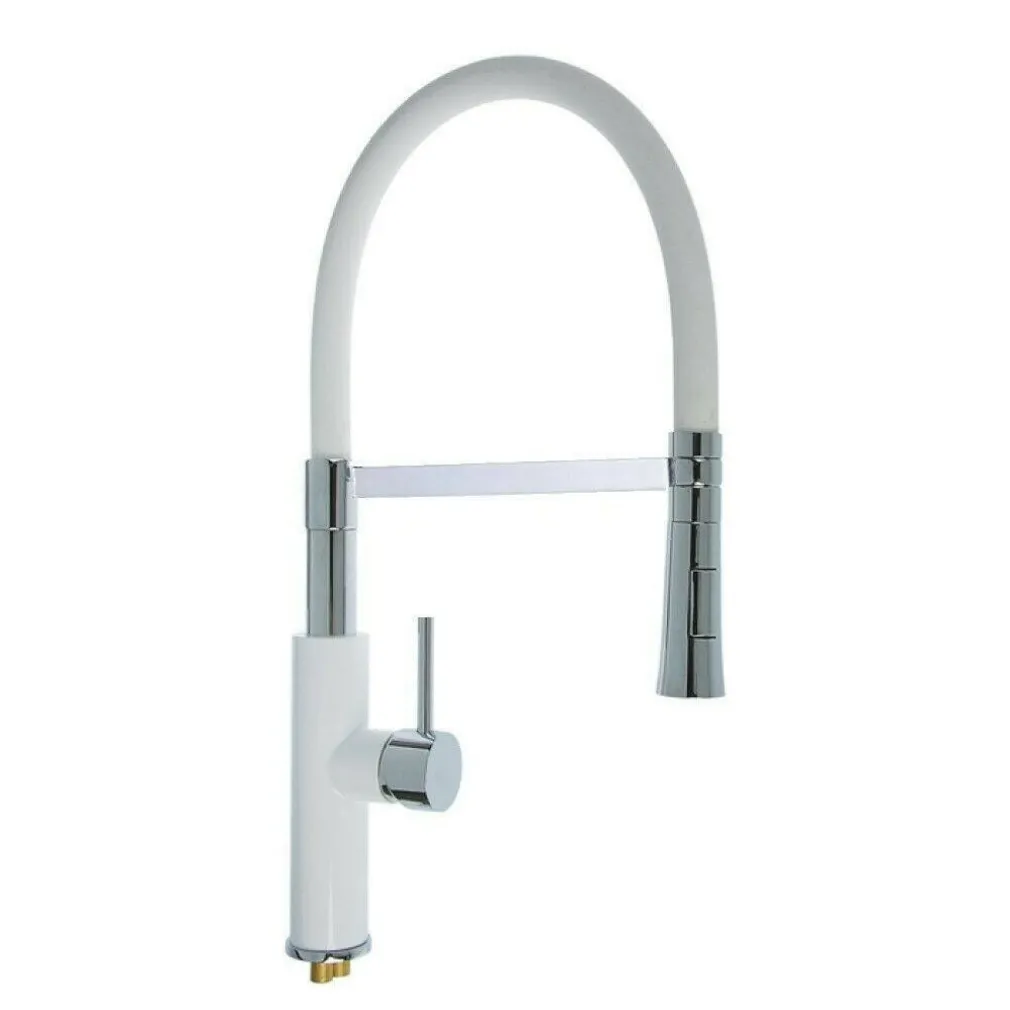 MISCELATORE RUBINETTO LAVELLO CUCINA CON DOCCETTA MONOCOMANDO CANNA ALTA 59594