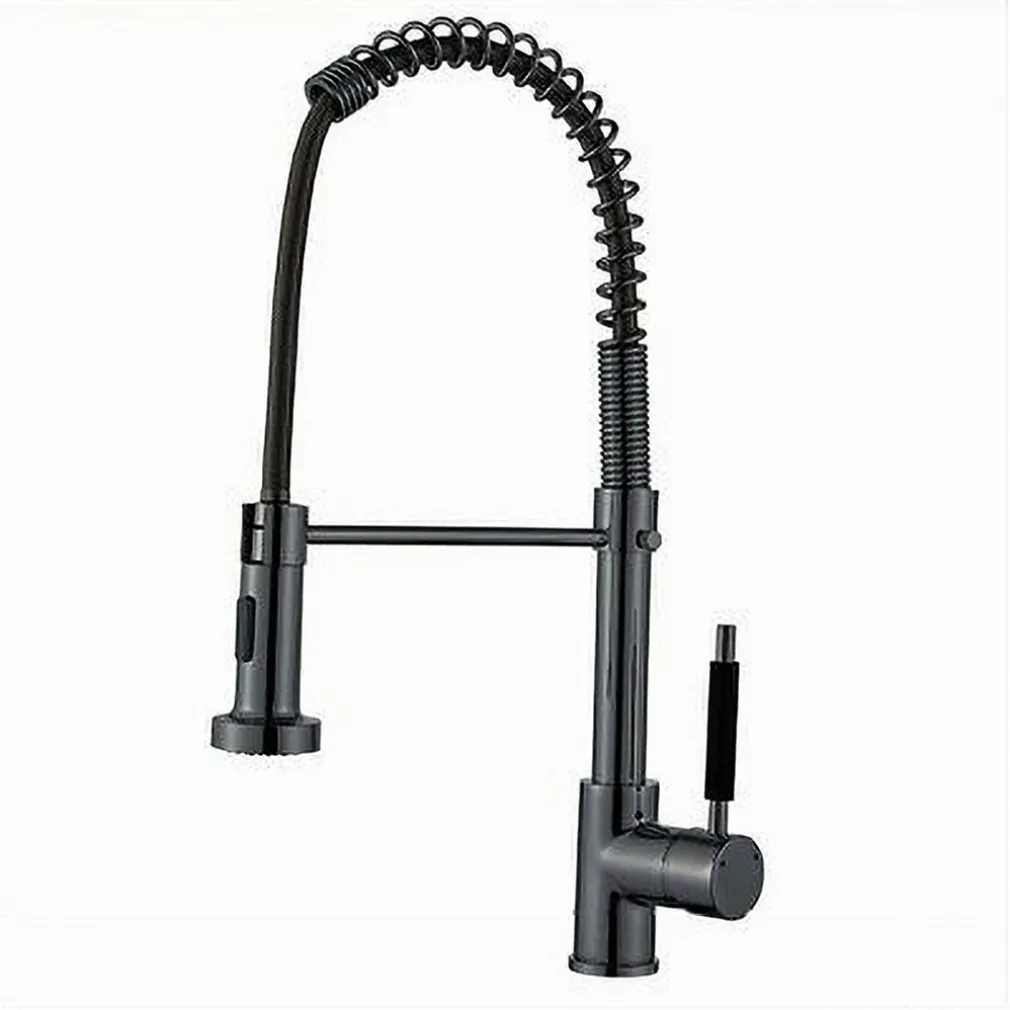 MISCELATORE RUBINETTO LAVELLO CUCINA DOCCETTA GETTO A MOLLA BOCCA GIREVOLE 87468