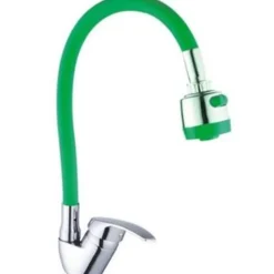 MISCELATORE RUBINETTO LAVABO A DOCCIA DOCCETTA PER CASA CUCINA FLESSIBILE VERDE
