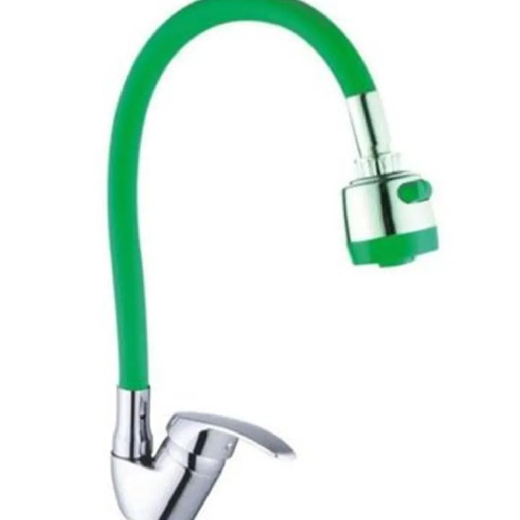 MISCELATORE RUBINETTO LAVABO A DOCCIA DOCCETTA PER CASA CUCINA FLESSIBILE VERDE