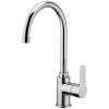 MISCELATORE RUBINETTO MONOCOMANDO CROMATO LAVABO PER LAVELLO CUCINA CANNA ALTA