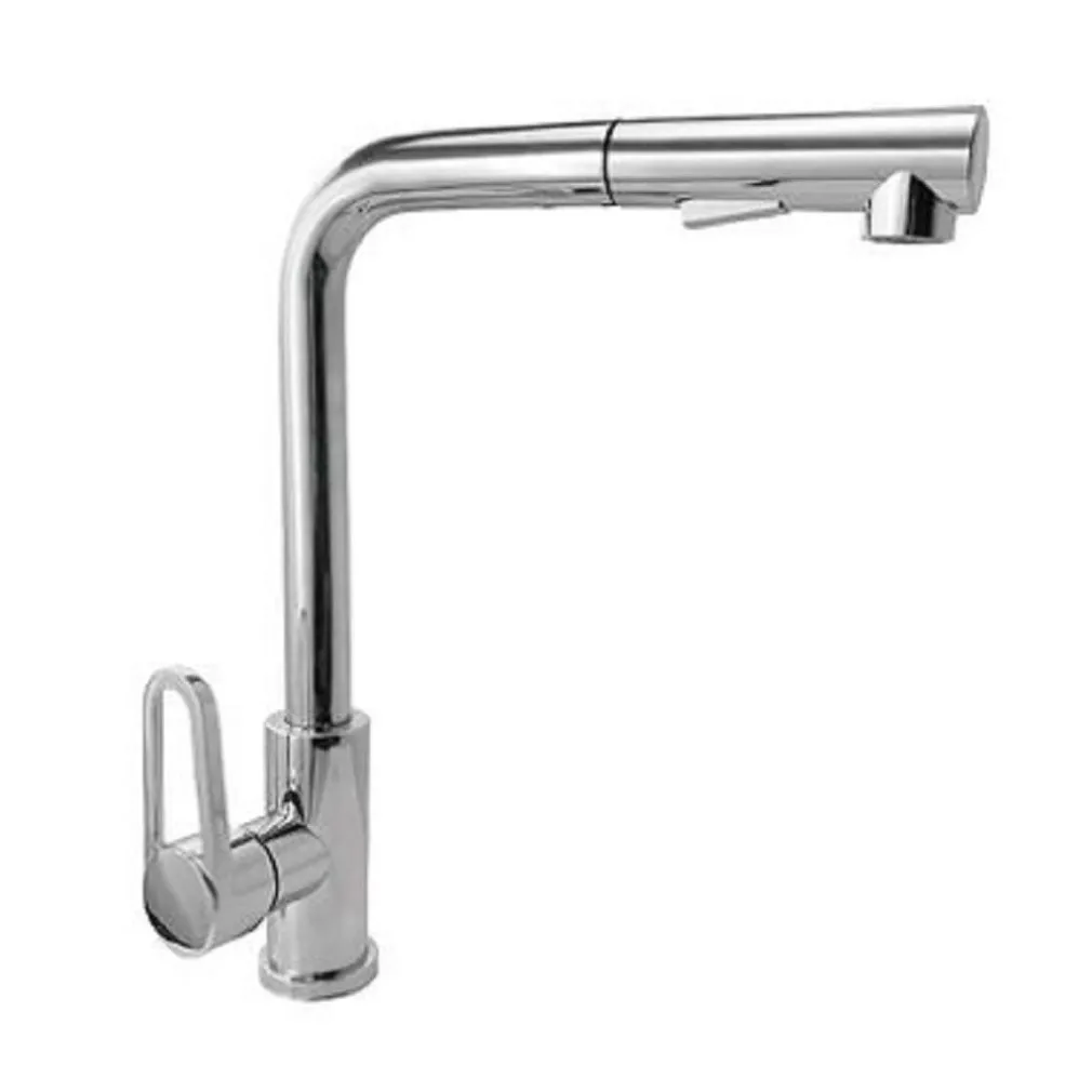 MISCELATORE RUBINETTO MONOCOMANDO DOCCETTA ESTRAIBILE PER LAVELLO CUCINA 79569