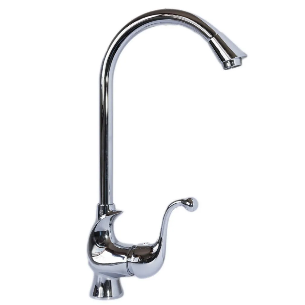 MISCELATORE RUBINETTO MONOCOMANDO X LAVELLO CUCINA CANNA ALTA SAGOMATO MODERNO