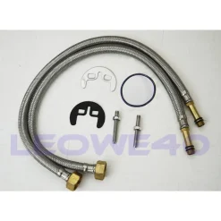 MISCELATORE RUBINETTO MONOCOMANDO CROMATO E IN VETRO A CASCATA