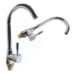 MISCELATORE RUBINETTO MONOCOMANDO LAVABO LAVELLO BAGNO CUCINA CROMATO V6