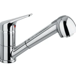 MISCELATORE RUBINETTO PER LAVELLO CUCINA CON DOCCETTA ESTRAIBILE FLESSIBILE 52336