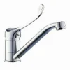 MISCELATORE RUBINETTO PER CUCINA LAVANDINO LAVELLO OTTONE CROMATO CLINICA 69206
