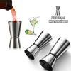 MISURINO DOPPIO PER COCKTAIL 20-40 ML JIGGER DRINK IN ACCIAIO DA BAR BARMAN 8 CM