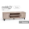 MOBILE PORTA TV ARES LEGNO ROVERE MODERNO 120X33X40CM CON 2 RIPIANI ANTE 796500