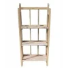 MOBILE SCAFFALE IN LEGNO 3 RIPIANI PORTA PIANTE OGGETTI MENSOLE ARREDAMENTO