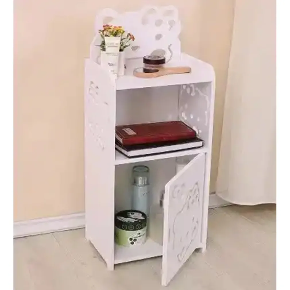 MOBILETTO DESIGN GATTO KITTY LEGNO COMODINO MODERNO PORTAOGGETTI SOGGIORNO CAMERA BAMBINI