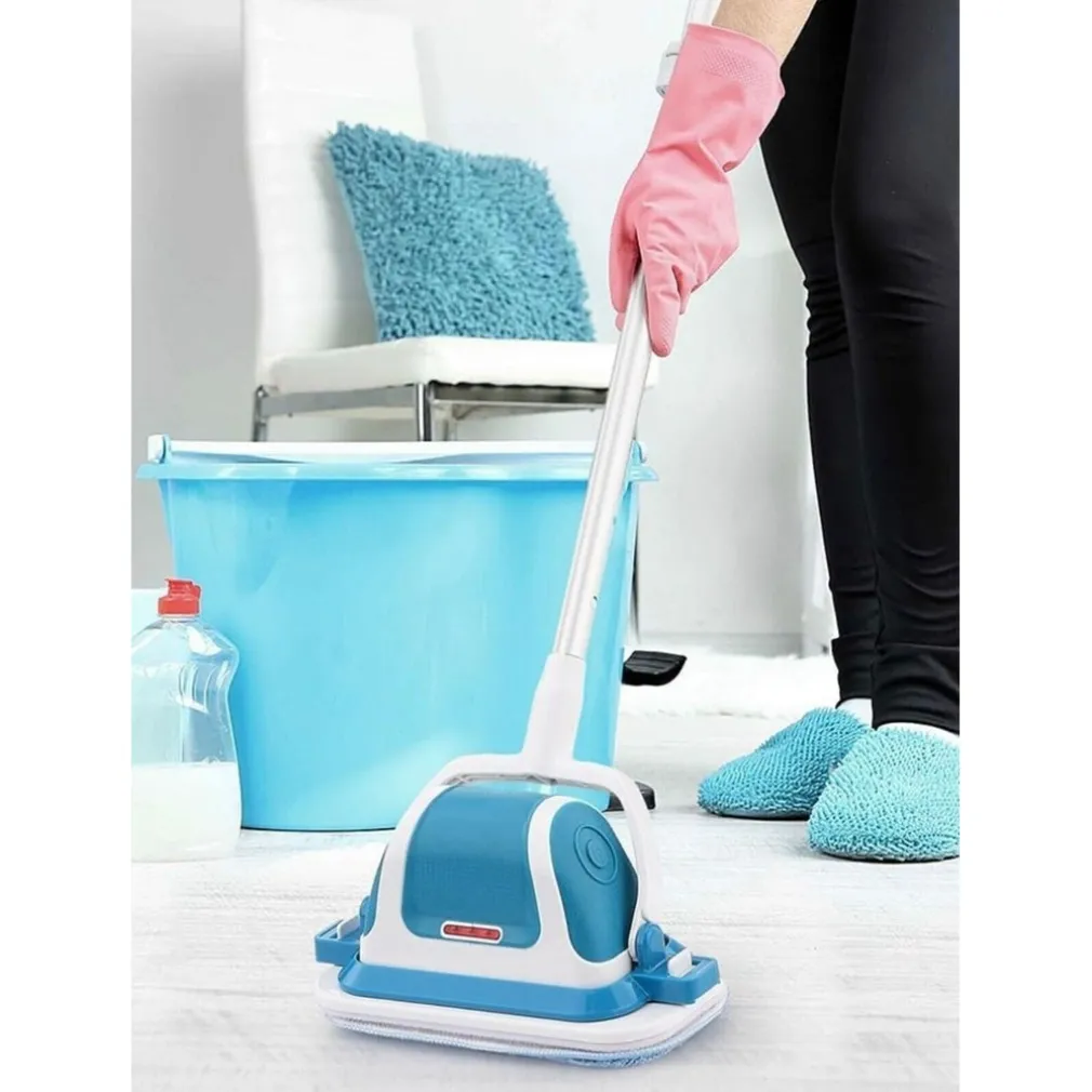 MOCIO ELETTRICO SENZA FILI RICARICABILE PER LA PULIZIA CASA PAVIMENTI ERGONOMICO