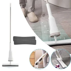 MOCIO LAVAPAVIMENTI AUTOSTRIZZANTE PIEGHEVOLE REGOLABILE CON PANNO IN SPUGNA MOP