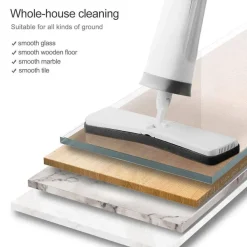 MOCIO LAVAPAVIMENTI AUTOSTRIZZANTE PIEGHEVOLE REGOLABILE CON PANNO IN SPUGNA MOP