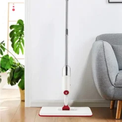 MOCIO SPRAY PER PULIZIA PAVIMENTI CON PANNO MICROFIBRA SERBATOIO 350ML ROTAZIONE 360°