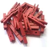 MOLLETTE PINZE  IN LEGNO PER DECORAZIONE MOLLETTINE ROSSE DA 3.5 CM PORTAFOTO
