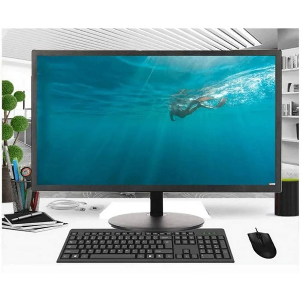 MONITOR 23.8" POLLICI DESKTOP DISPLAY SLIM ATTACCO VGA HDMI VIDEOSORVEGLIANZA PC