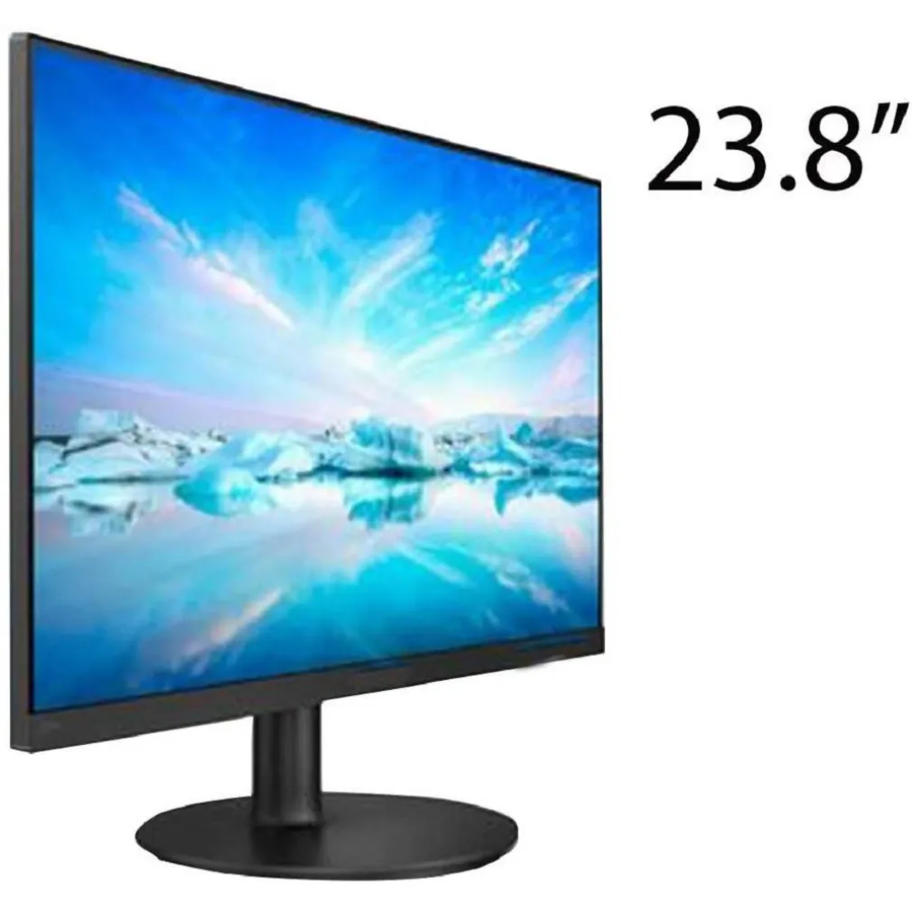 MONITOR 23.8" POLLICI DESKTOP DISPLAY SLIM ATTACCO VGA HDMI VIDEOSORVEGLIANZA PC