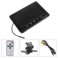 MONITOR PER VIDEOSORVEGLIANZA TELECAMERA AUTO LCD 9 POLLICI 12V MAXTECH LCD-9