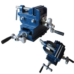 MORSA A CROCE DA 75MM 3" DOPPIE GANASCE PER TRAPANO A COLONNA DA BANCO BANCONE