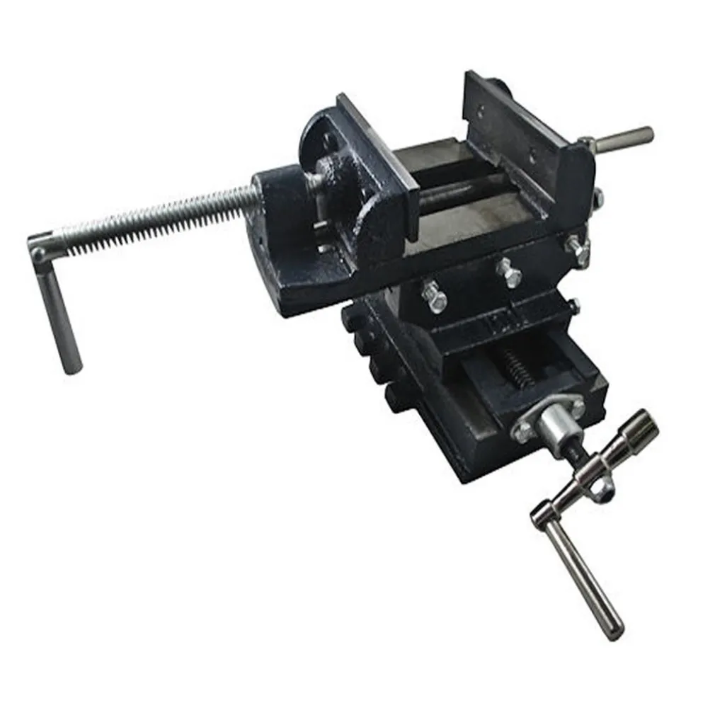 MORSA A CROCE DA 100MM 4 POLLICI DOPPIE GANASCE PER TRAPANO A COLONNA DA BANCO