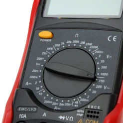 MULTIMETRO DIGITALE TESTER PROFESSIONALE VOLT AMPERE OHM MISURA PUNTALI UT-51