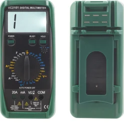 MULTIMETRO DIGITALE TESTER PROFESSIONALE VOLT AMPERE VOLTMETRO 20A LCD VC2101
