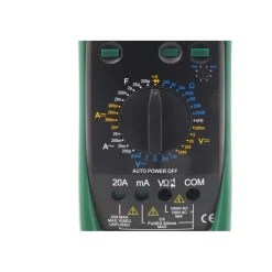 MULTIMETRO DIGITALE TESTER PROFESSIONALE VOLT AMPERE VOLTMETRO 20A LCD VC2101