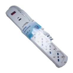 MULTIPRESA 7 IN 1 USB A + C + 5 PRESE PER BIPASSO / SCHUKO / EU CAVO 1.5MT 80082