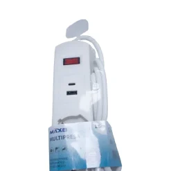 MULTIPRESA 7 IN 1 USB A + C + 5 PRESE PER BIPASSO / SCHUKO / EU CAVO 1.5MT 80082