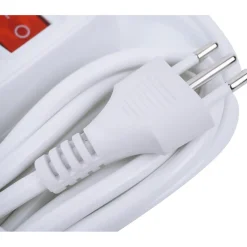 MULTIPRESA SHUKO BIPASSO 10 E 16 AMP 3 POSTI CIABATTA ELETTRICA CON INTERRUTTORE