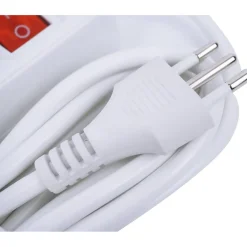 MULTIPRESA SHUKO BIPASSO 10 E 16 AMP 4 POSTI CIABATTA ELETTRICA CON INTERRUTTORE