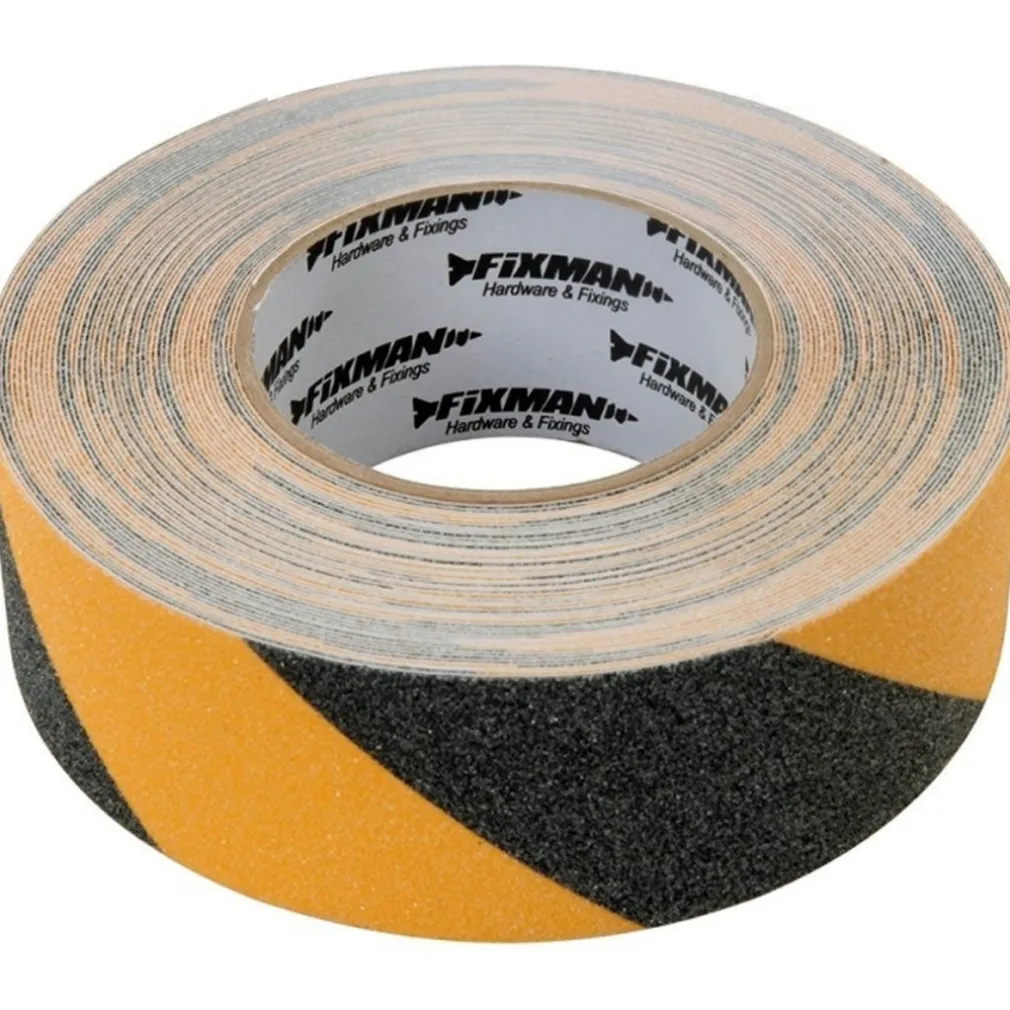 NASTRO ADESIVO ANTISCIVOLO GIALLO NERO INTERNI RESISTENTE PER SCALE ANTISDRUCCIOLO