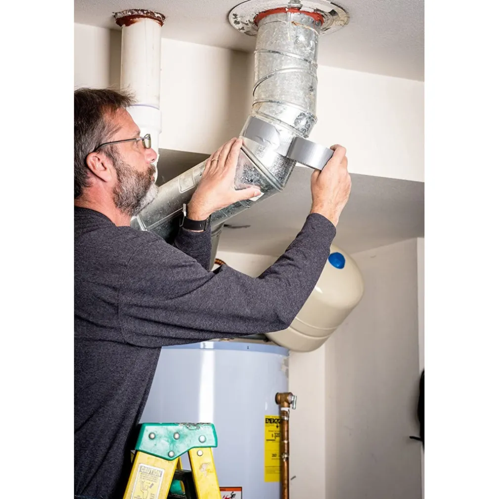 NASTRO AMERICANO NERO TELATO RESISTENTE 50MM X 25MT EXTRAFORTE IMPERMEABILE SIGILLA RIPARA IMBALLA