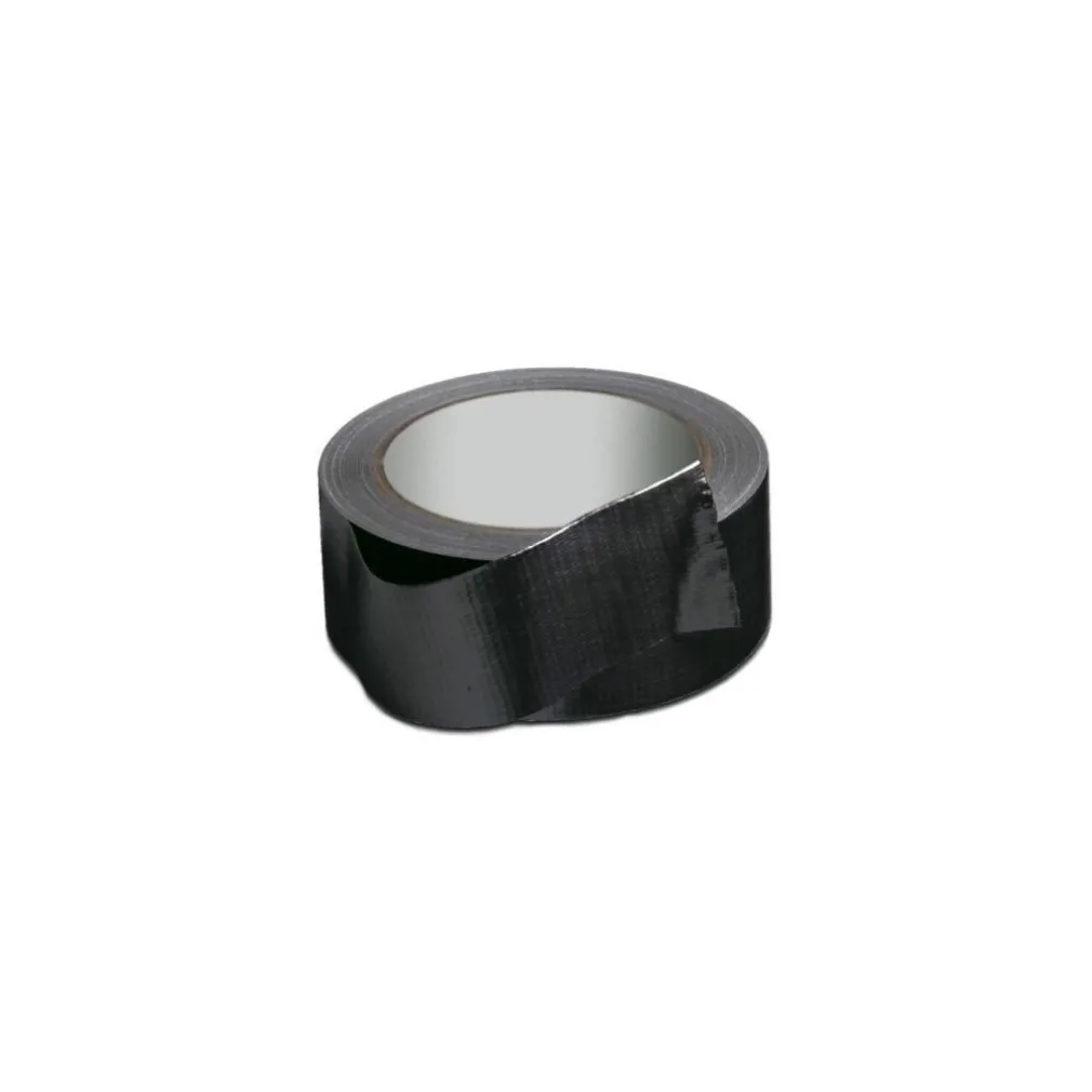 NASTRO AMERICANO NERO TELATO RESISTENTE 50MM X 25MT EXTRAFORTE IMPERMEABILE SIGILLA RIPARA IMBALLA