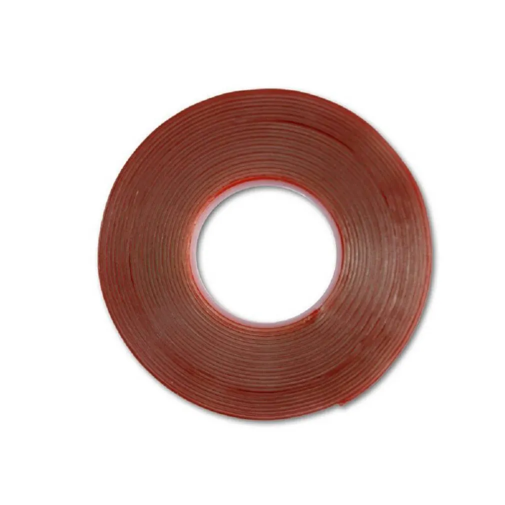 NASTRO BIADESIVO TRASPARENTE PER STRIP LED DOPPIO LATO ADESIVO 5 METRI VHB-5