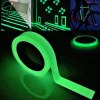 NASTRO LUMINOSO ADESIVO FLUORESCENTE SICUREZZA IMPERMEABILE LUCE VERDE 5MT X 3CM
