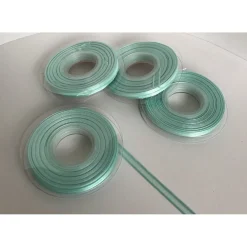 NASTRO ORGANZA DOPPIO RASO 6 MM ROTOLO BOBINA 23M DECORAZIONI FAI DA TE